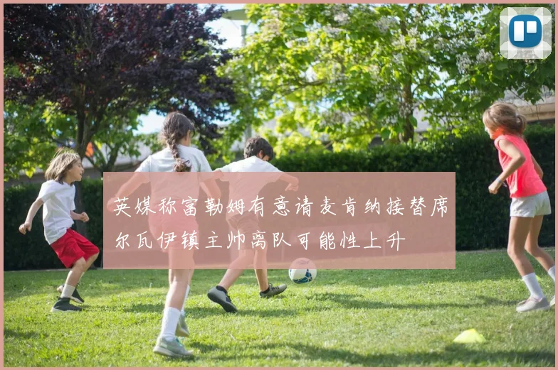 英媒称富勒姆有意请麦肯纳接替席尔瓦伊镇主帅离队可能性上升