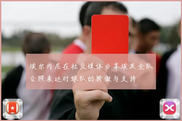 埃尔内尼在社交媒体分享埃及全队合照表达对球队的骄傲与支持