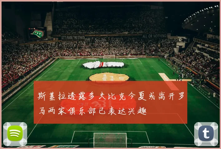 斯基拉透露多夫比克今夏或离开罗马两家俱乐部已表达兴趣